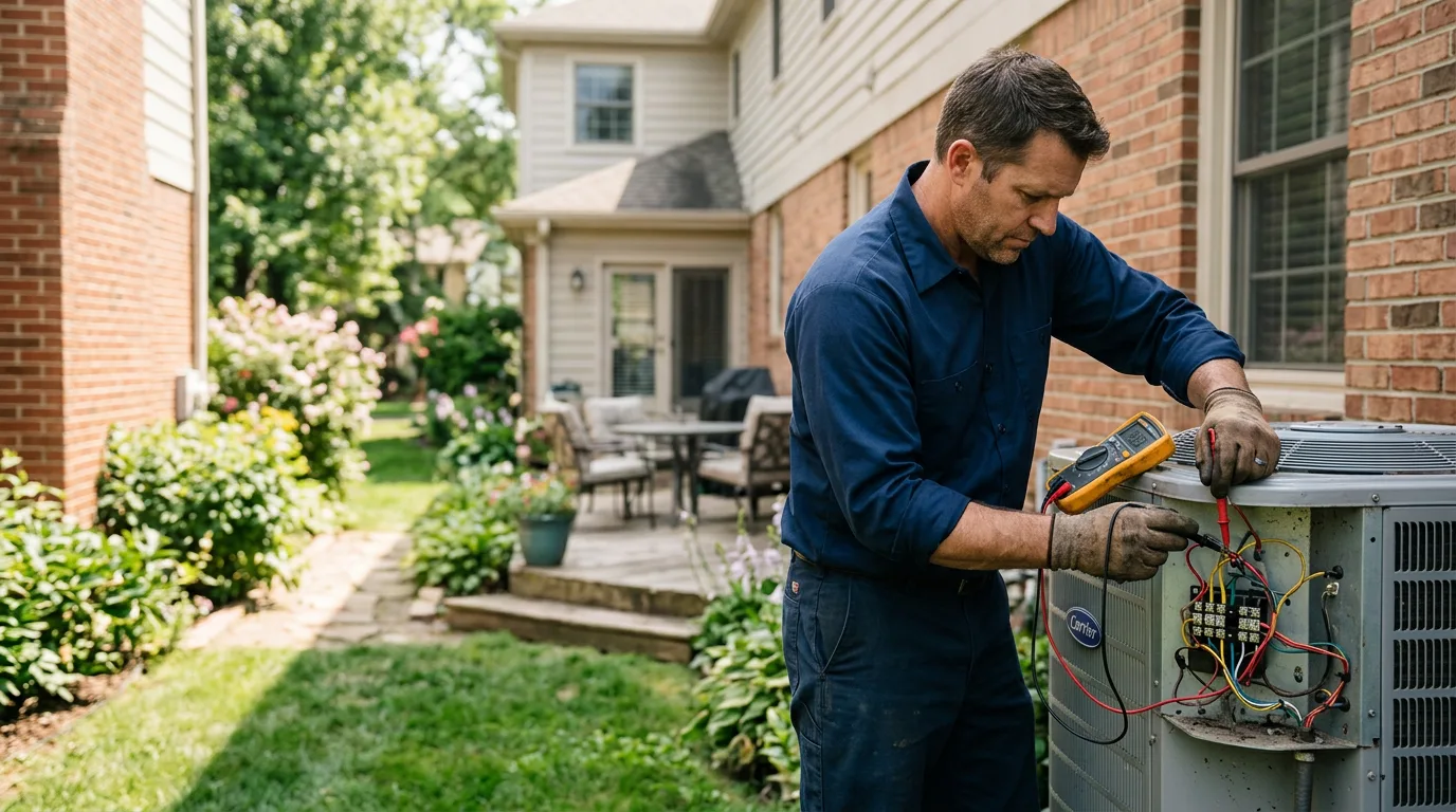 HVAC technician working near Altaville, CA